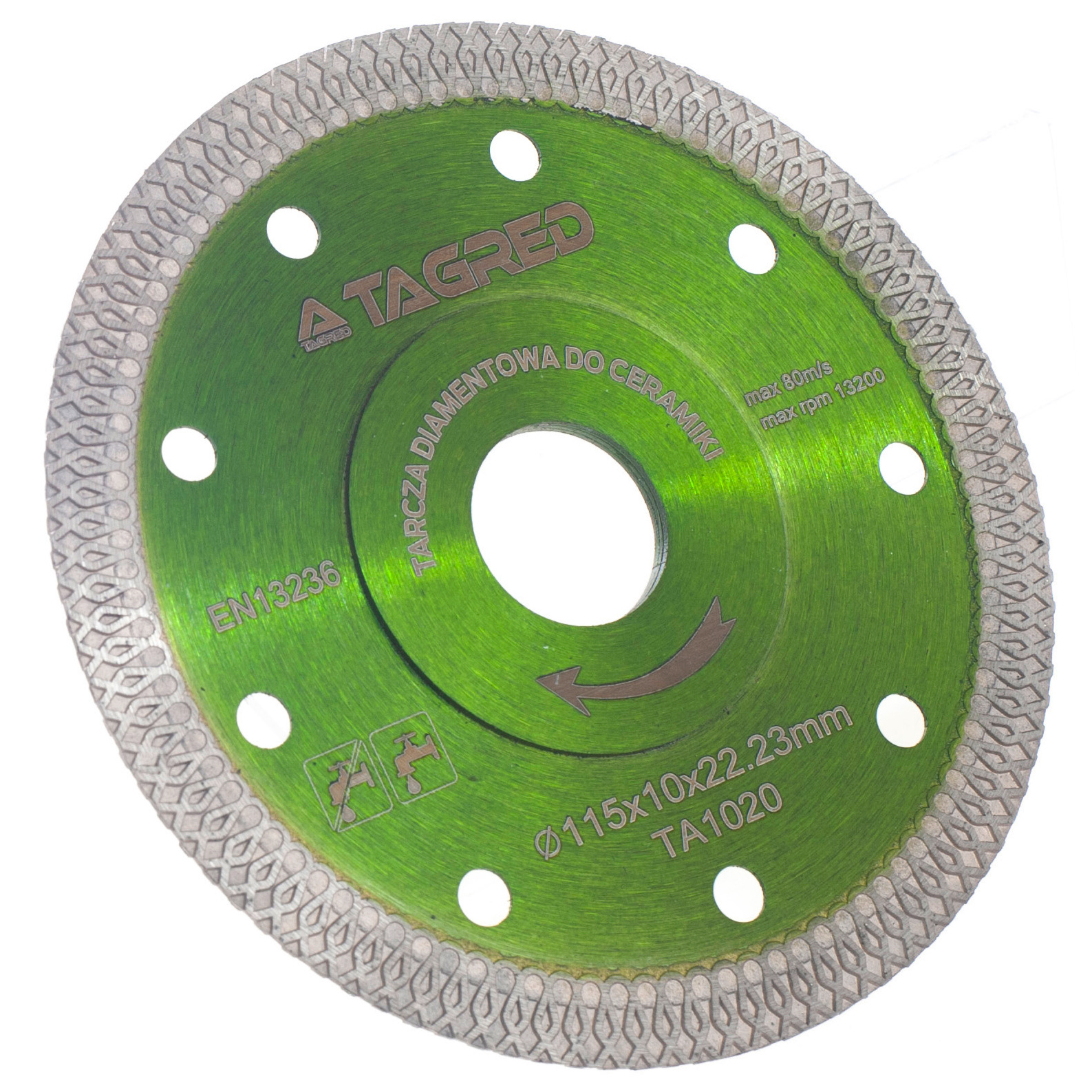 Diamantový kotouč na kámen, gres, dlaždice, keramiku 115 mm TA1020
